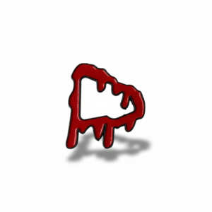 پین فلزی newera مدل Red Dripping