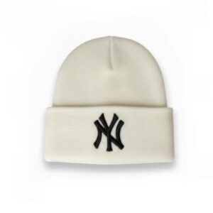 Newera NY سفید لوگو مشکی